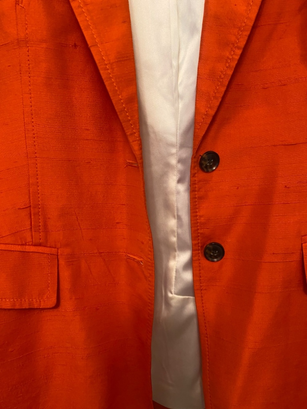 Banana republic orange blazer - Picture 2 of 9